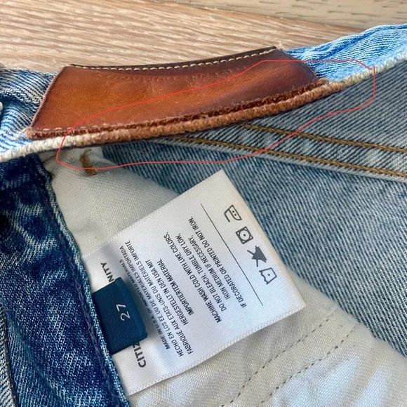 Citizens of Humanity “Charlotte” High Rise Straight Jeans, size 27 - Picture 11 of 16